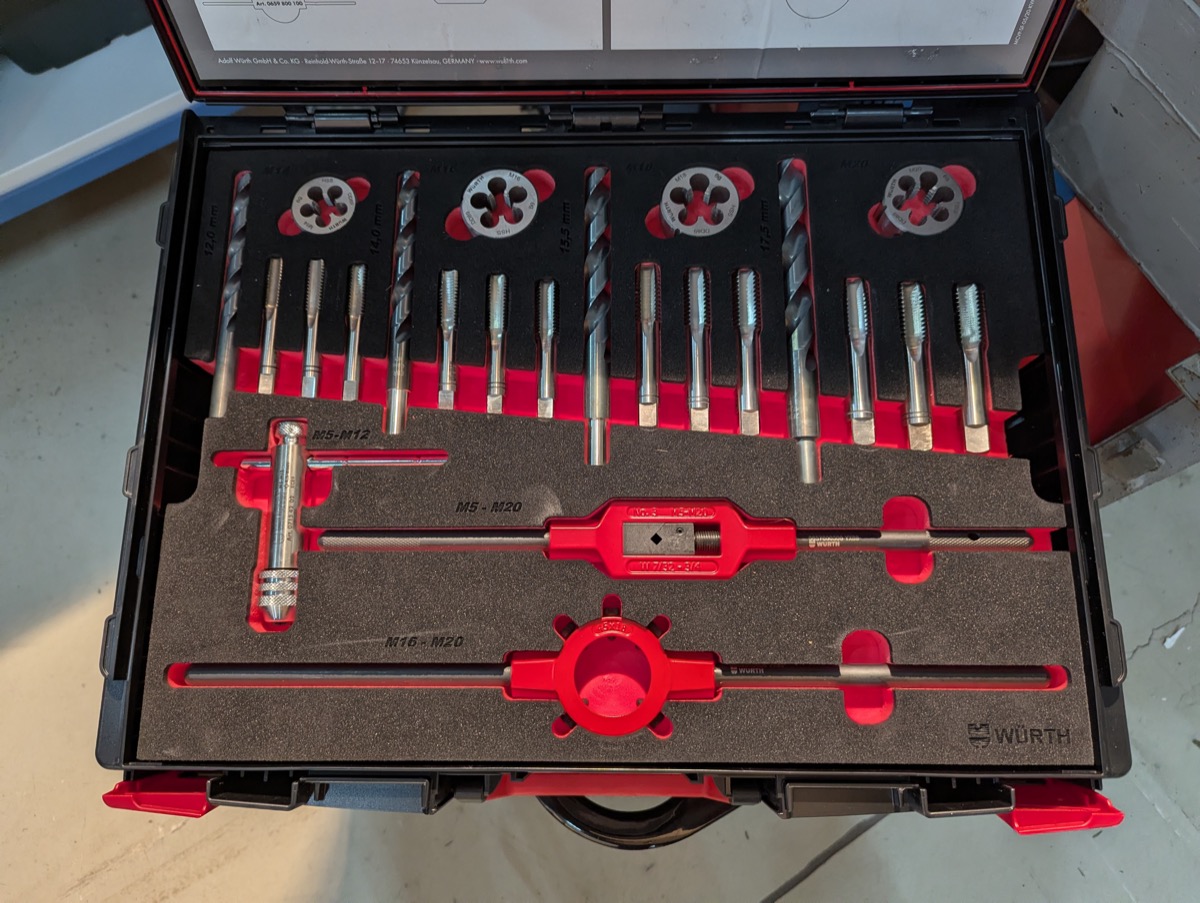 Würth Gewindeschneidsatz M5 bis M20